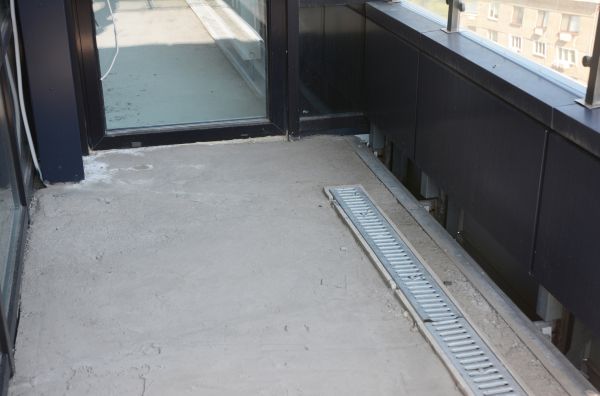 Veranda Drain Installation in Pittsburgh
