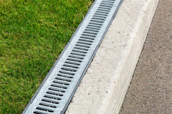 Courtyard Drain Installation in Pittsburgh
